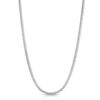 3mm Round Snake Sterling Silver Chain